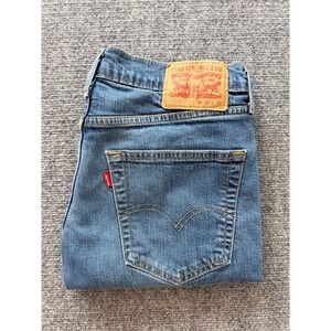 Levi's 514 Straight Fit Mens Jeans Size 30x30 Medium Wash Blue Denim